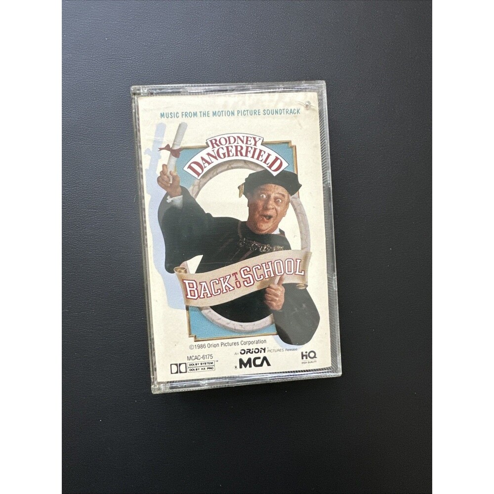 Rare BACK TO SCHOOL CASSETTE SOUNDTRACK Rodney Dangerfield